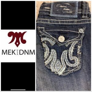 MEK St. Louis bootcut dark wash denim jeans